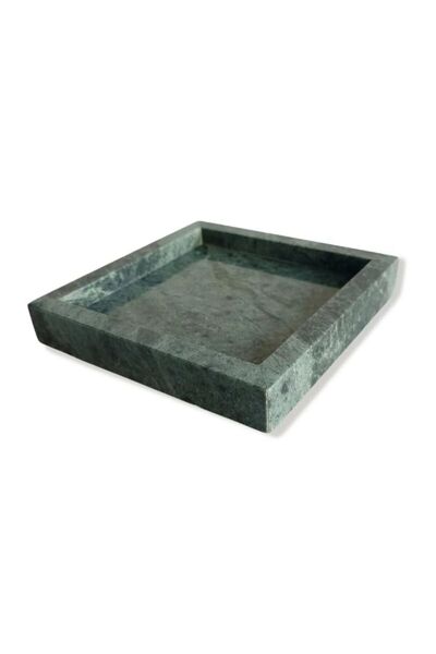 Generic Square marble tray, 15x15x2cm