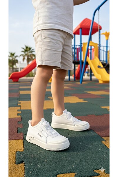 Vicco Surf Smart Lace Детски ленен обувки БЯЛО