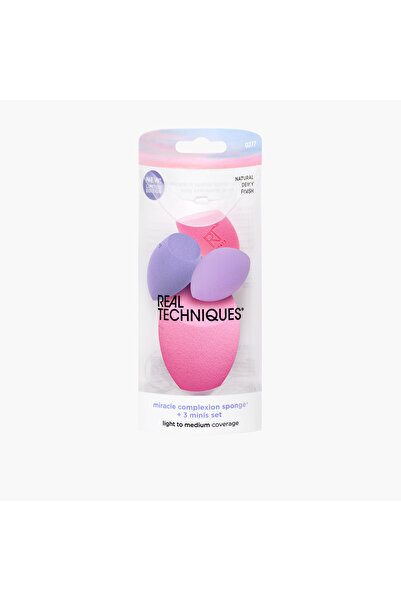 Real Techniques 4-Piece Miracle Complexion and Concealer Mini Sponge Set