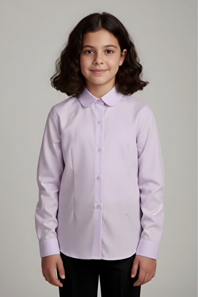 Dragora Girl's Lilac School Shirt