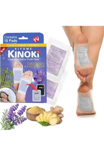 Kinoki Lavender-scented detox foot pads - boost your energy levels