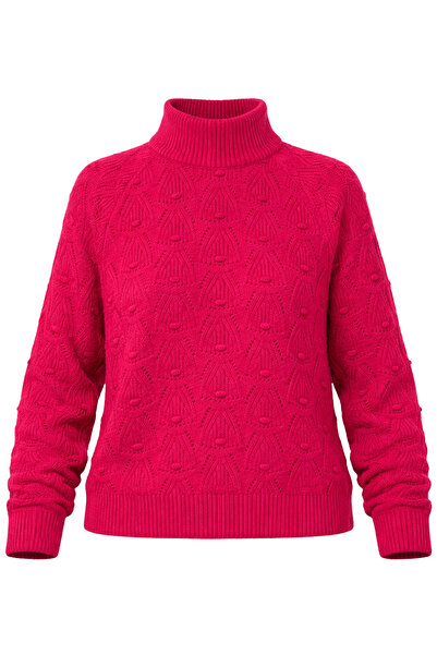 Retrobird Vintage Knitted Sweater Women's Fuchsia