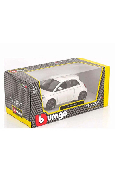BBURAGO 1/24 Fiat 500 E White Bb 20001 A-21110