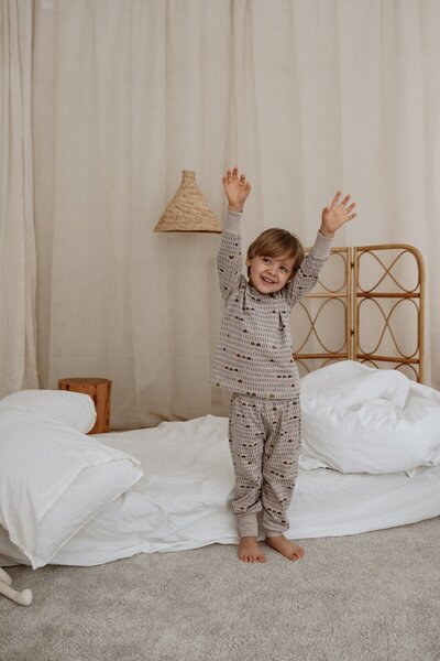 Oh La La Koala For Little Ones Set de pijamale pentru copii cu forme colorate...