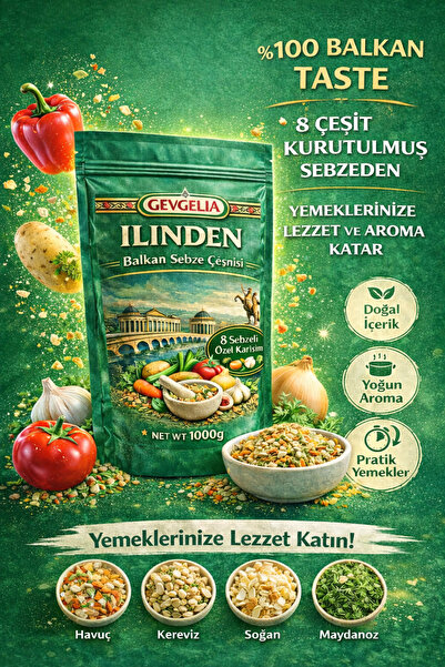 GEVGELIA ILINDEN BALKAN SEBZELİ ÇEŞNİSİ 1000 G