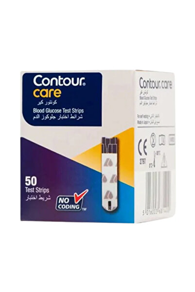 CONTOUR شرائط قياس سكر الدم كونتور كير (Contour Care) - 50 شريط اختبار.