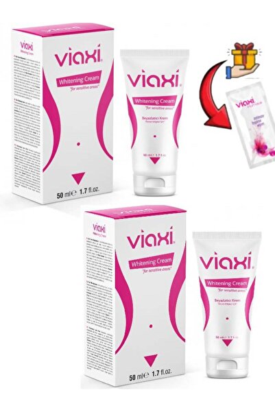 Viaxi Beyazlatıcı Whitenning Hassas Bölgeler İçin Beyazlatıcı Krem 50 ml x 2 ...