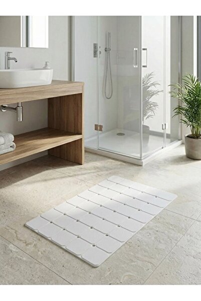 LİRAZON Foldable Mat with Suction Cups Non-Slip Shower Mat Foldable Water Abs...