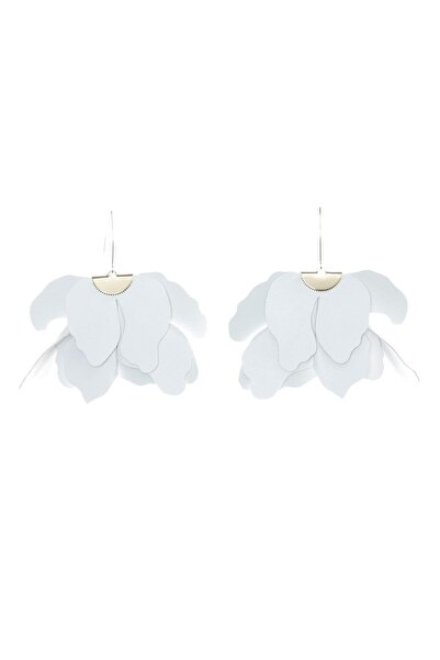 HAIArt Large Flower Earrings - White