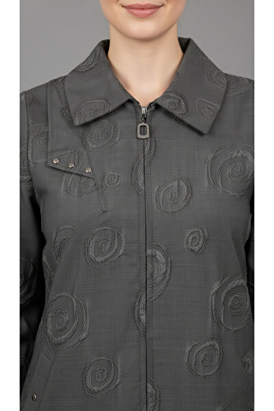 LARCH EXCLUSİVE Parachute Rose Pattern with Fastening Detail Cap