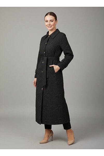 LARCH EXCLUSİVE PARAŞÜT KUŞAKLI & KOLU DÜĞMELİ KAP