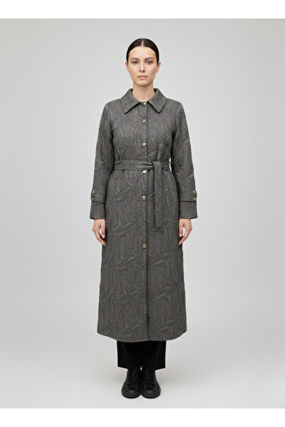 LARCH EXCLUSİVE PARAŞÜT KUŞAKLI & KOLU DÜĞMELİ KAP