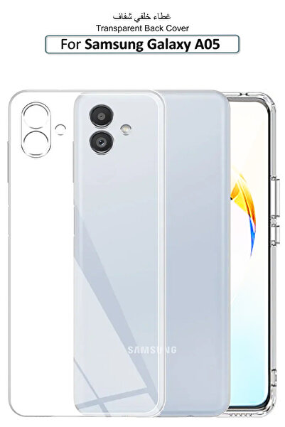 Generic Samsung Galaxy A05 - Transparent Silicone Protective Back Case Cover