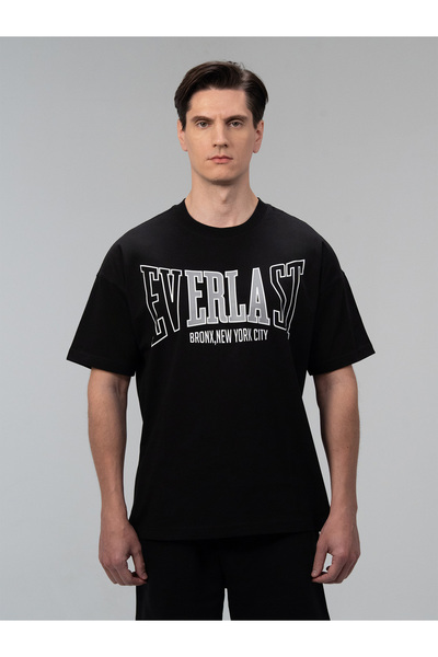 EVERLAST Iconic Rest Oversize Black Men's T-Shirt