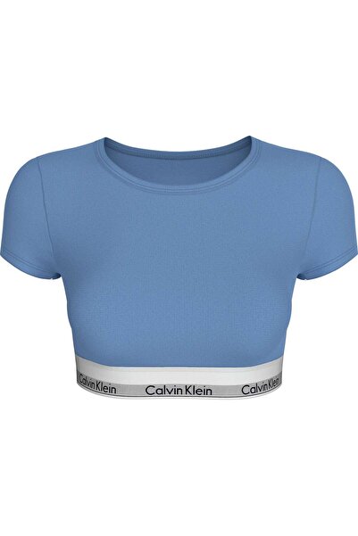 Calvin Klein T-SHIRT BRALETTE, PWB Mavi Kadın Sütyen & Bralet