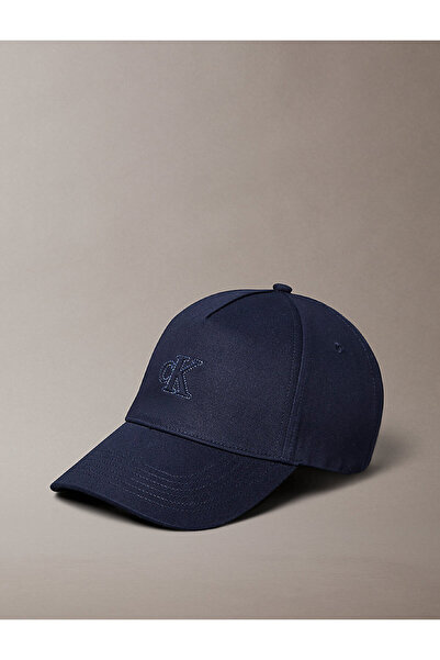 Calvin Klein Lacivert Kadın Şapka MONOGRAM SHINE EMBROIDERY CAP