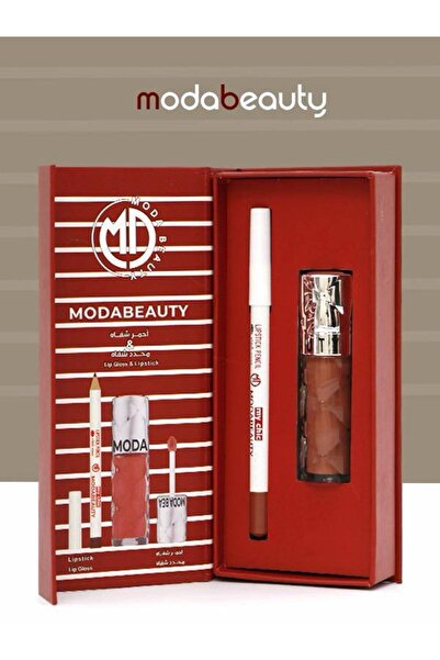 Moda Beauty بوكس أحمر شفاه + محدد 003 ModaBeauty