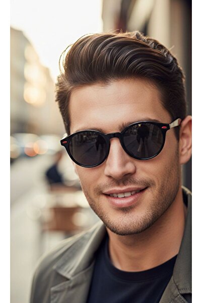 LUPİX Unisex Sunglasses with Red Handle and Red Pin for Women and Men