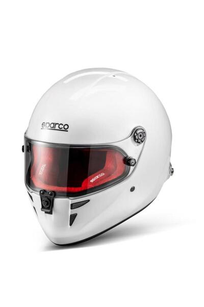 Sparco Stealth RF Fia Onaylı Kask Beyaz XL Beden Kırmızı Ped BRH0007B0W090XL