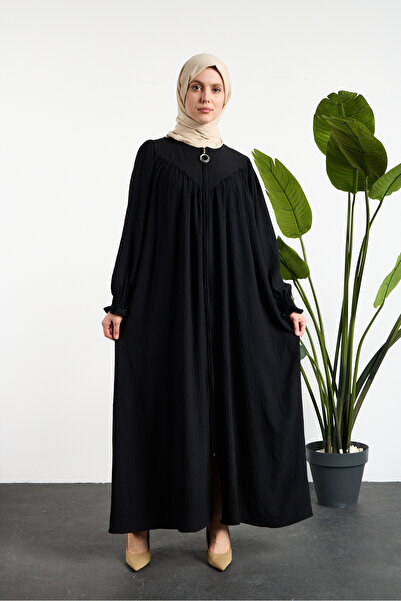 OKTAYUSTA COLLECTİON V Robalı Mevlana Cut Tesselated Ferace Black