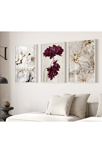 TekTablo 3 Piece Framed Painting Set