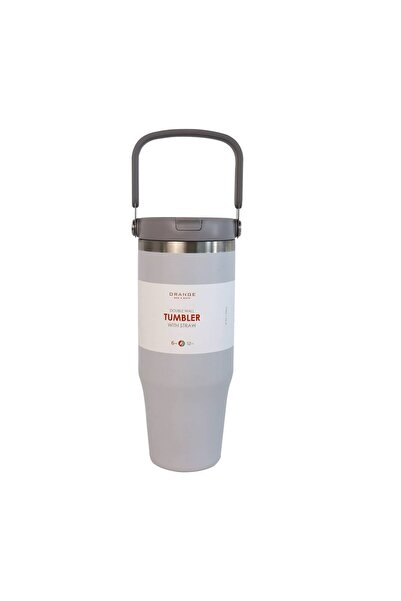 Orange Bed & Bath Tumbler | 946ml Heat-Retaining Mug