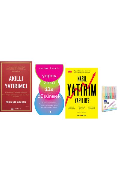 Epsilon Yayınevi Smart Investor + Thinking Like an Ai + How to Invest 3 Books...