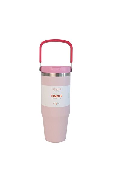 Orange Bed & Bath Tumbler | 946ml Heat-Retaining Mug