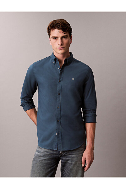 Calvin Klein Erkek LS Solıd Oxford Classic Gömlek