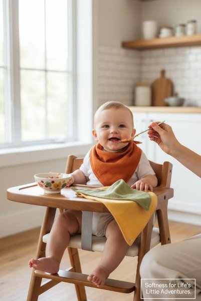 Lasilla Baby Mouth Wipes and Scarf Set of 3 – 100% Cotton Muslin, Drool Wipes with Snap Fasteners