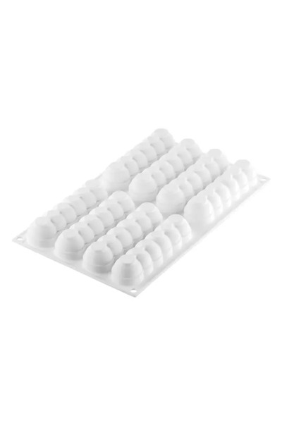 silikomart Forma din silicon pentru monoportii Truffle Eclair 75, 8 Cavitati ...