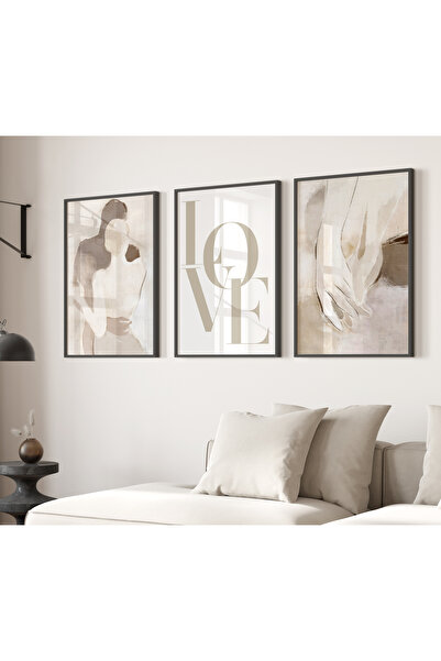 TekTablo 3 Piece Framed Painting Set