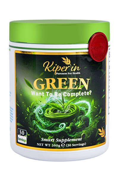Kiperin Green | Detoks | Spirulina, Yeşil Çay, Brokoli Ekstresi, Prebiyotik (...