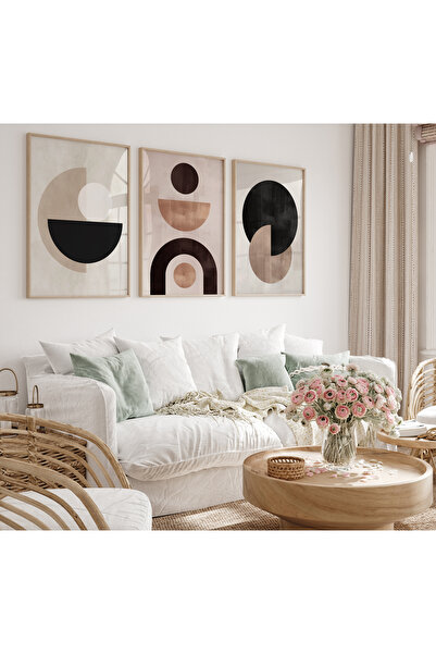 TekTablo 3 Piece Framed Painting Set