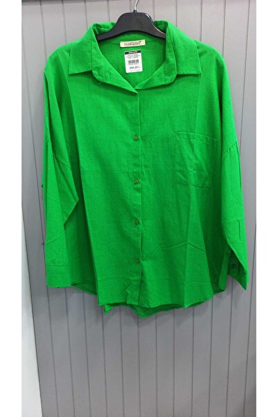 Gömlek - Zümra Butik - BEDENETTO YEŞİL - STANDART
