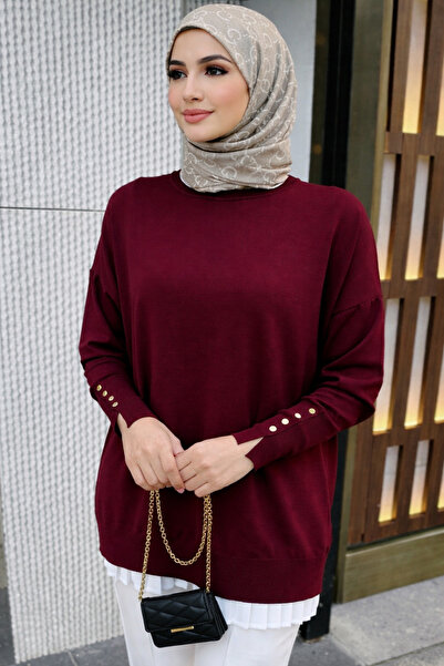 ballı butik Merserize kazak