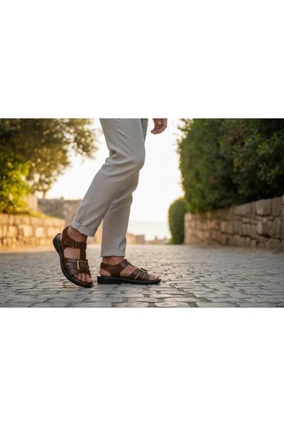 mersin md tekstil Women's Orthopedic Stitched Sandals