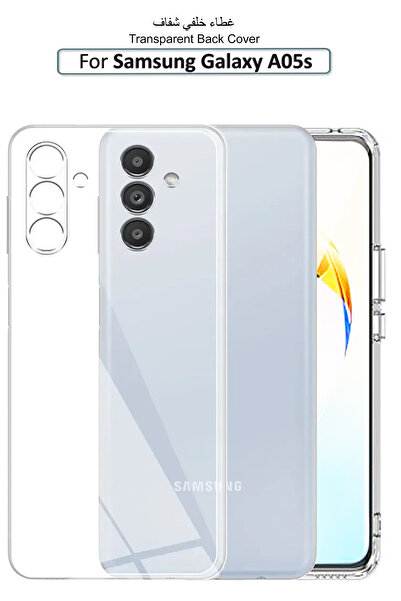 Generic Samsung Galaxy A05s - Transparent Silicone Protective Back Case Cover