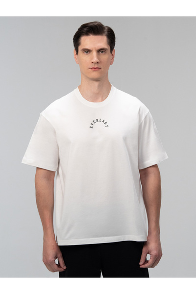 EVERLAST Graphic Collection Comfort Fit White Men's T-Shirt
