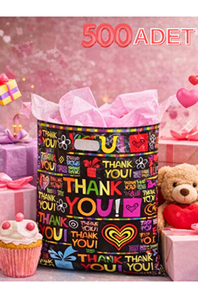 MEZ-PACK THANK YOU DESEN 3 NO 33X45 EBATINDA 500 ADET 10 PKT