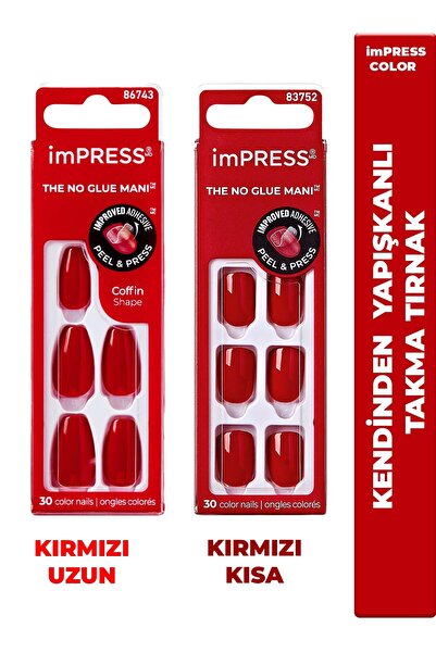 Impress Kendinden Yapışkanlı Takma Tırnaklar KIMC13-IMC510