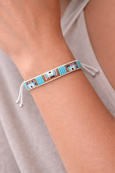 tutu tasarım Miyuki Beaded Handmade Adjustable Lucky Bracelet