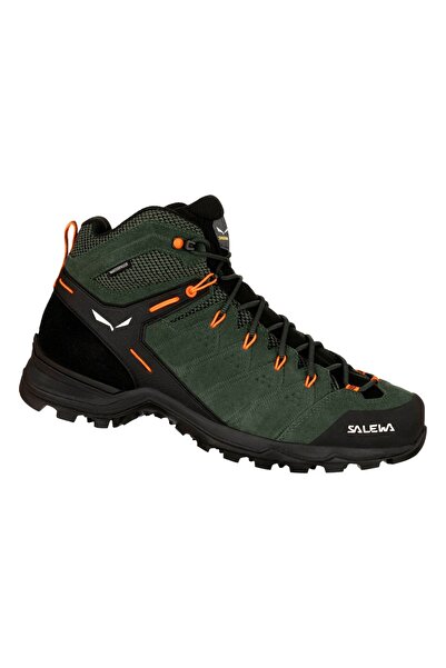 Salewa Ghete trekking pentru bărbați Alp Mate Mid Waterproof-Verde/Negru-45