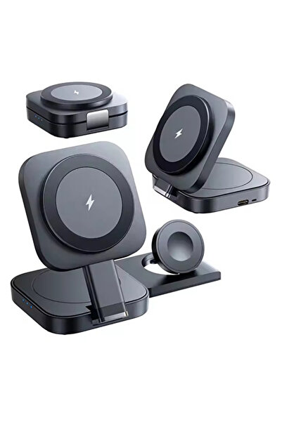 OEM ncarcator Wireless 3in 1, Magsafe, compatibil cu iPhone 11-16PRO, Airpods...