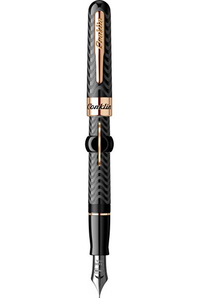 Conklin Stilou Mark Twain Crescent Filler – Negru PGT
