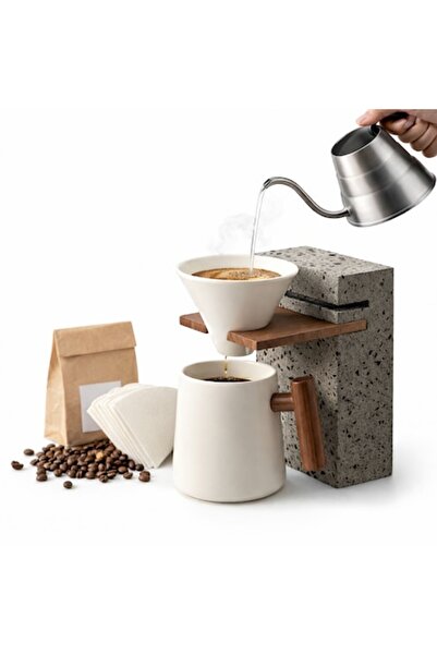 OEM Manual Coffee Preparation Set, Pour Over Technique