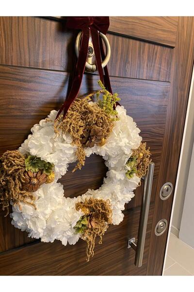 Zafine Beyaz Gold Kapı Süsü