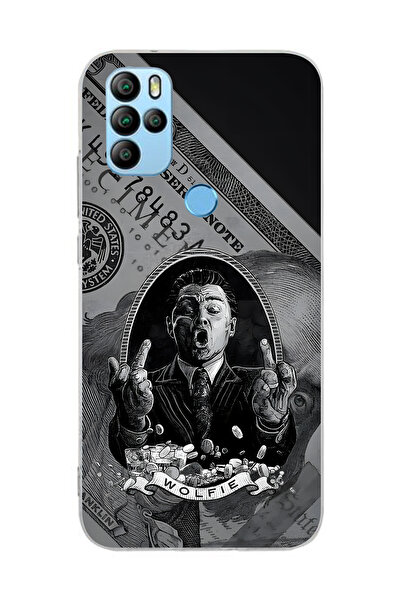 FLAMENKO حافظة هاتف شفافة بنمط وولفي متوافقة مع OMIX X300 / X500