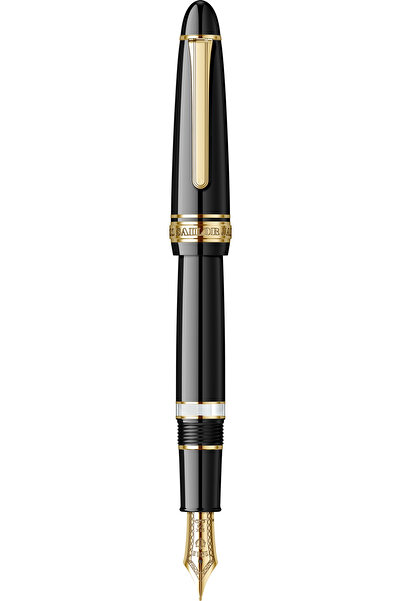 Sailor Fountain Pen 1911 Large Size Realo Black GT 21K (M)