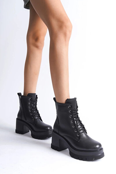 Joy Ayakkabı Γυναικείες μπότες LAUREN με κορδόνια και φερμουάρ με ορθοπεδική ...